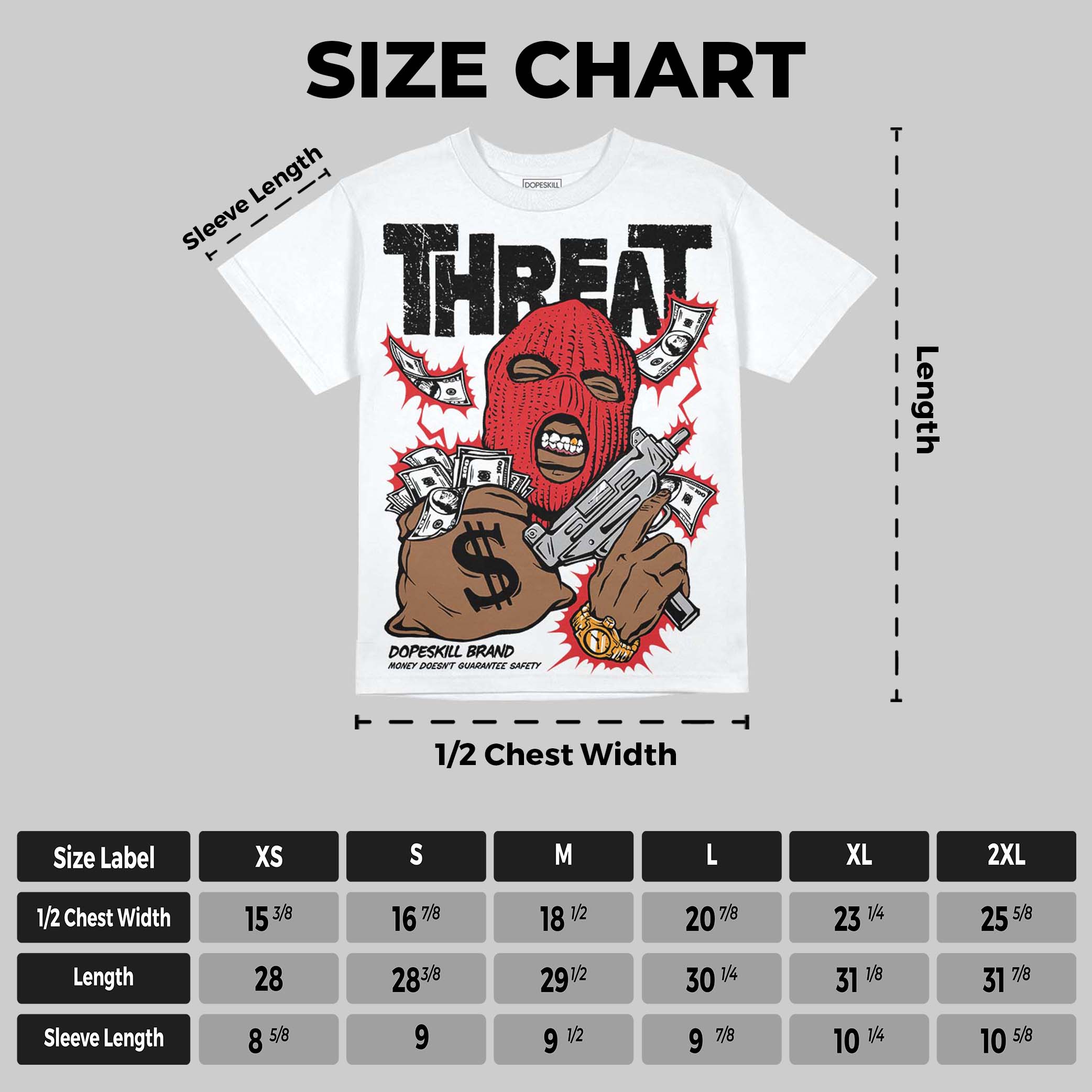Black and White Collection superstreetwear Oversize Print T-Shirt Under Threat Graphic