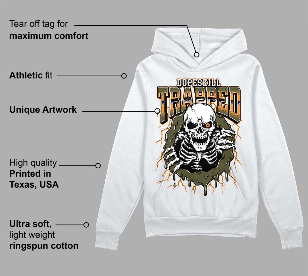 Olive 5s superstreetwear Hoodie Sweatshirt Trapped Halloween Graphic