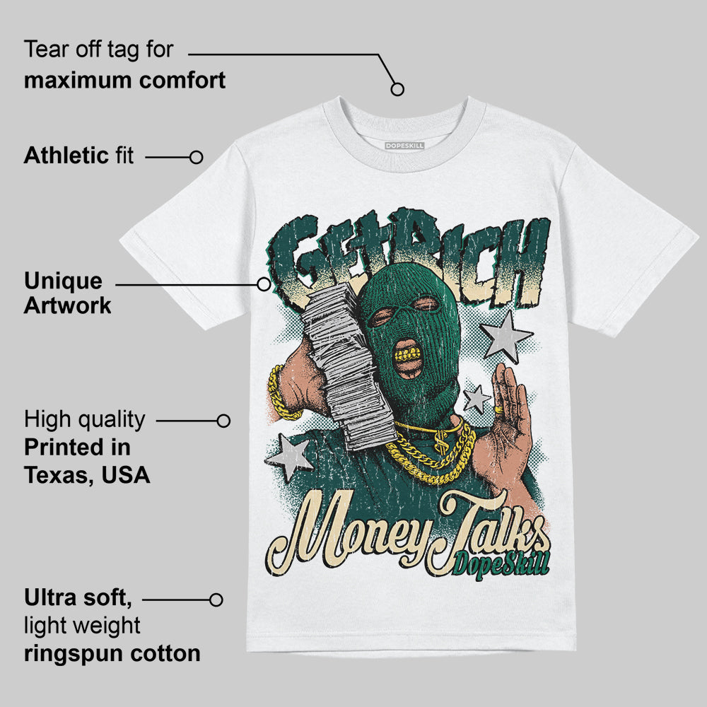 Oxidized Green 4s superstreetwear T-Shirt Get Rich Graphic