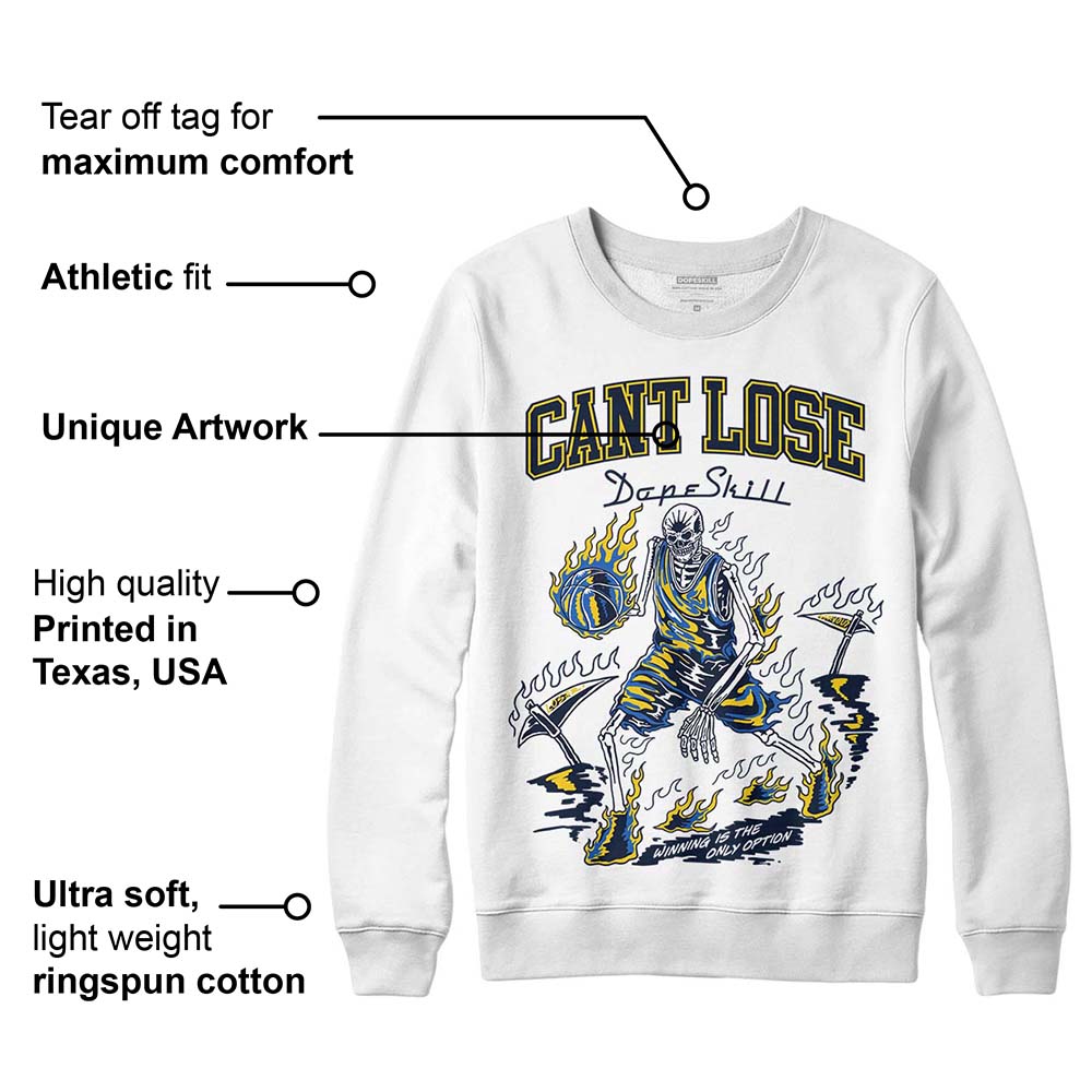 Michigan Dunks superstreetwear Sweatshirt Cant Lose Graphic