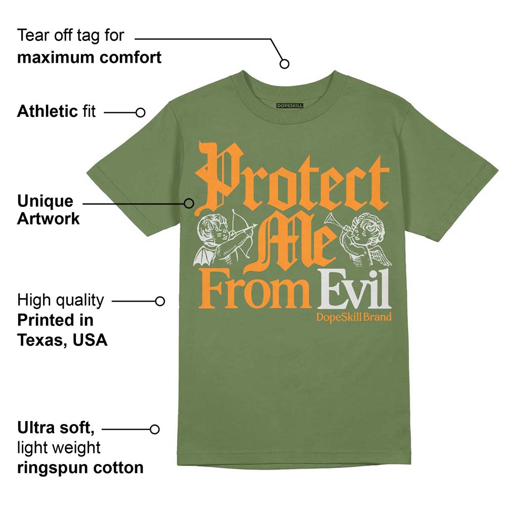 Olive 5s superstreetwear Olive T-shirt Protect Me From Evil Graphic
