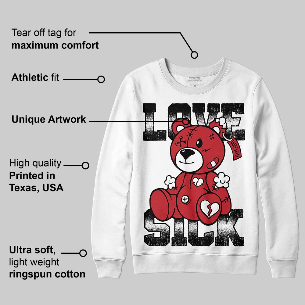 Bred 11s superstreetwear Sweatshirt Love Sick Graphic