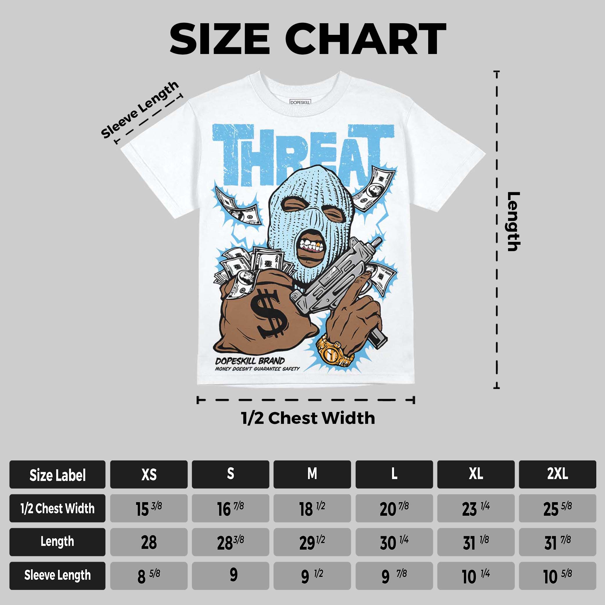 Legend Blue 11s superstreetwear Oversize Print T-Shirt Under Threat Graphic