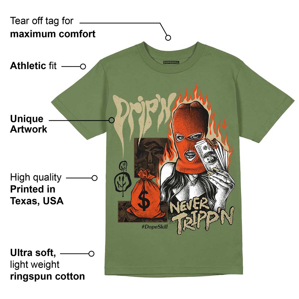 Olive Collection superstreetwear Olive T-shirt Drip'n Never Tripp'n Graphic