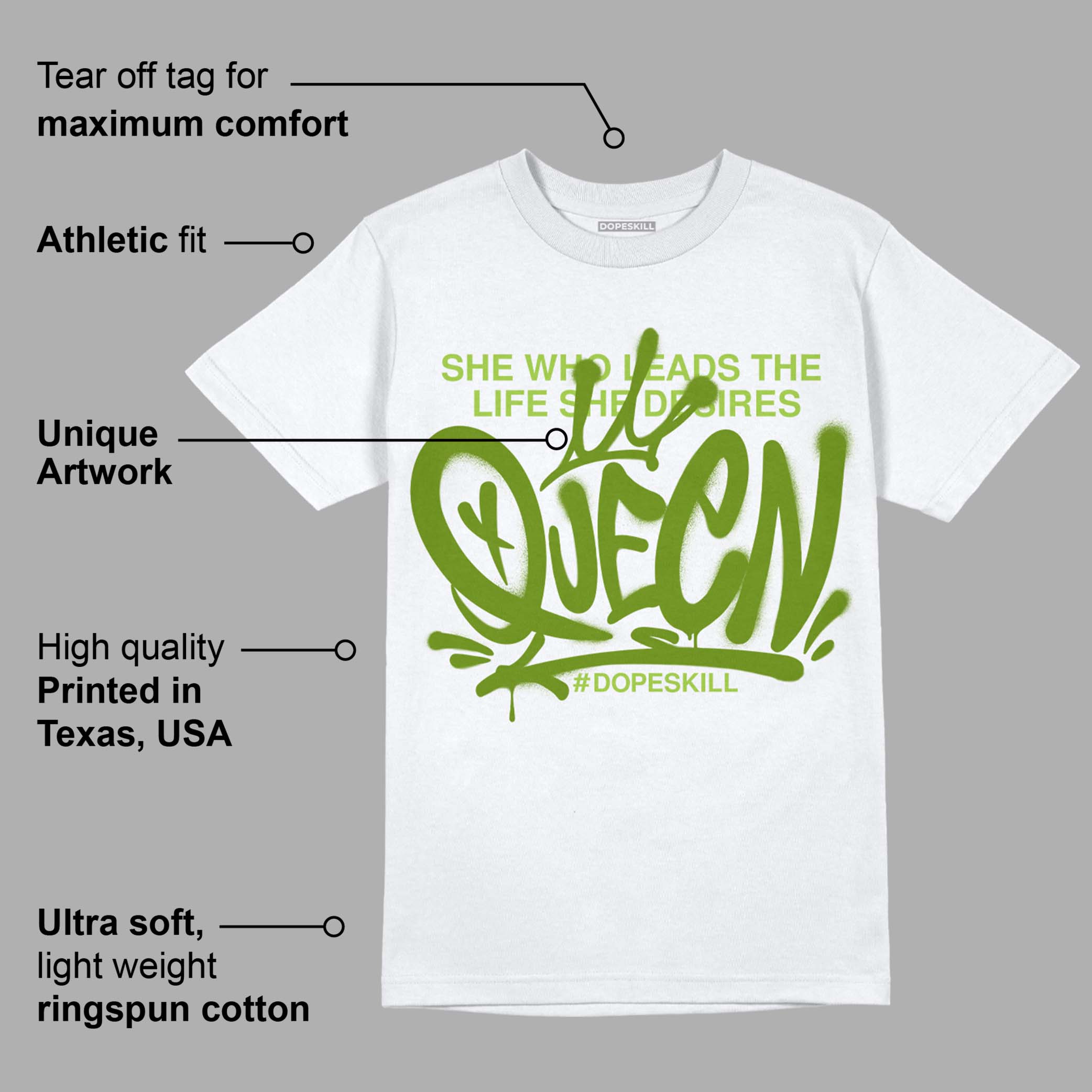 Dunk Low 'Chlorophyll' superstreetwear T-Shirt Queen Graphic