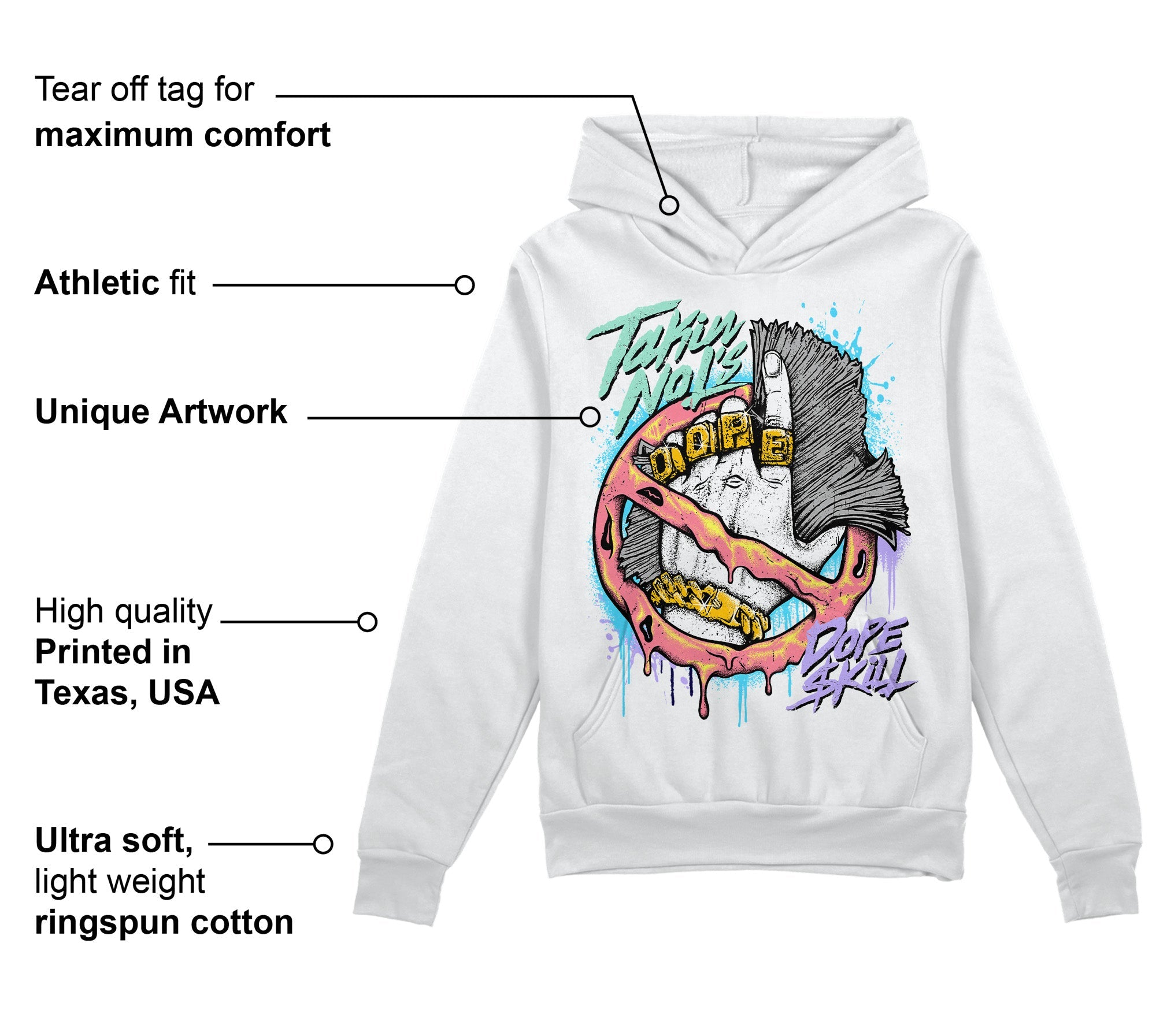 Candy Easter Dunk Low superstreetwear Hoodie Sweatshirt Takin No L's Graphic