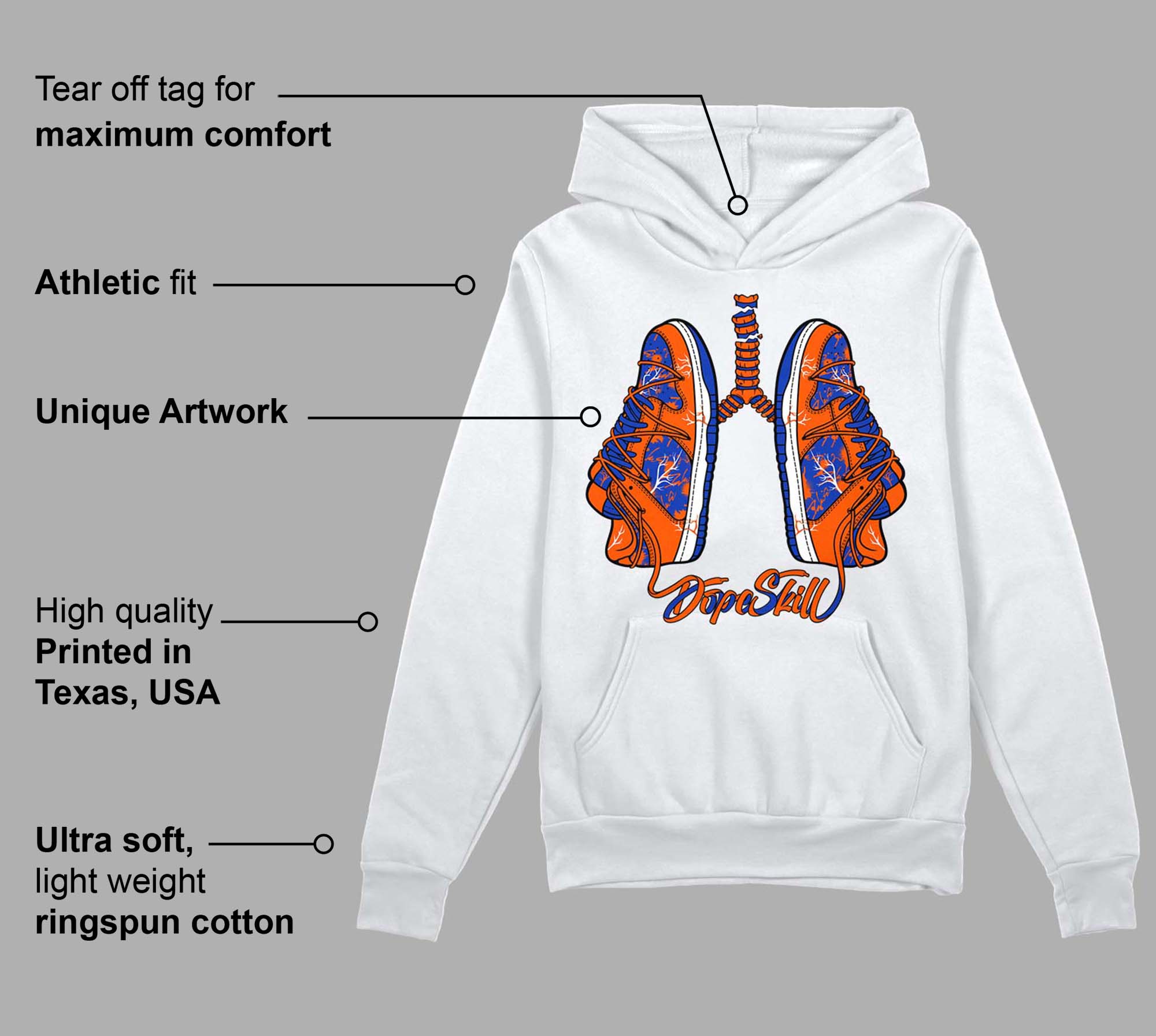 Dunk Low Futura Orange Blaze superstreetwear Hoodie Sweatshirt Breathe Graphic