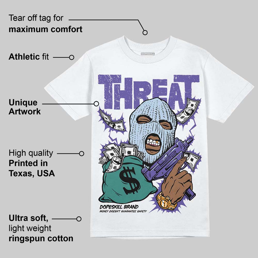 Grape 5s superstreetwear T-Shirt Under Threat Graphic