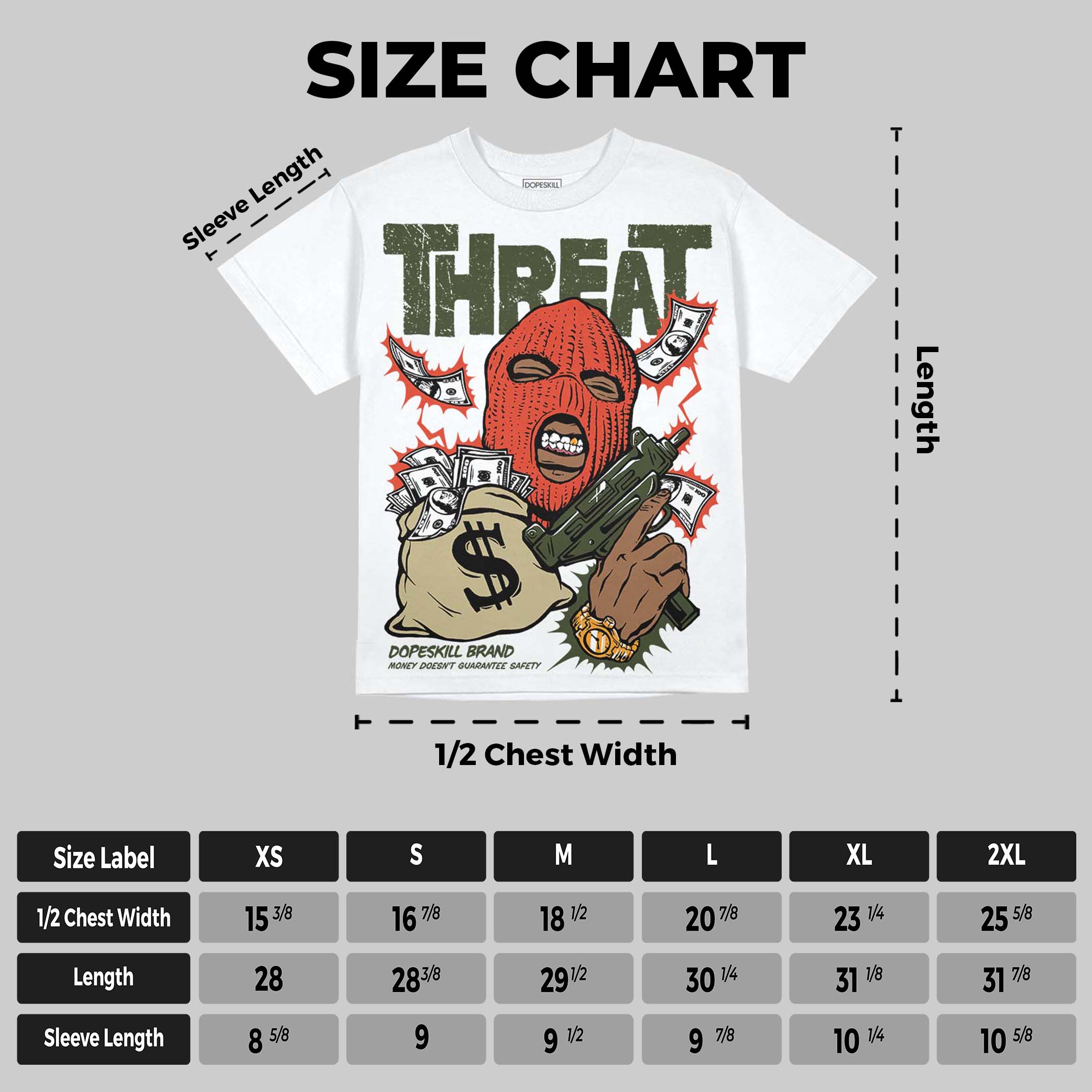 Olive Collection superstreetwear Oversize Print T-Shirt Under Threat Graphic