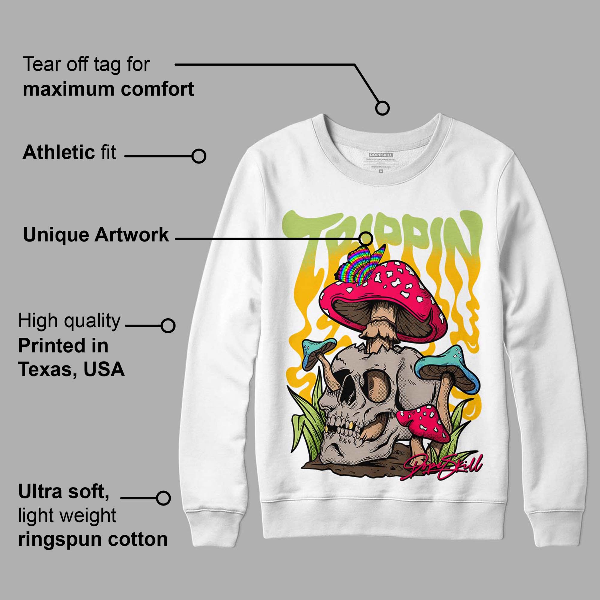 Limited superstreetwear Sweatshirt Trippin Graphic