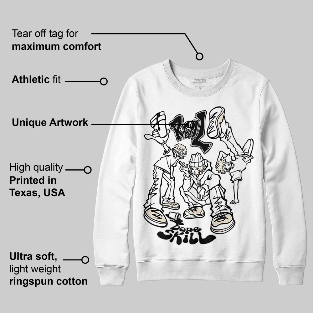 Reverse Metallic 5s superstreetwear Sweatshirt Real Y2K Players Graphic