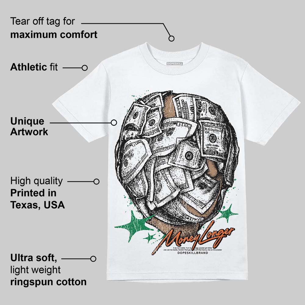 Green Collection superstreetwear T-Shirt Money Longer Graphic