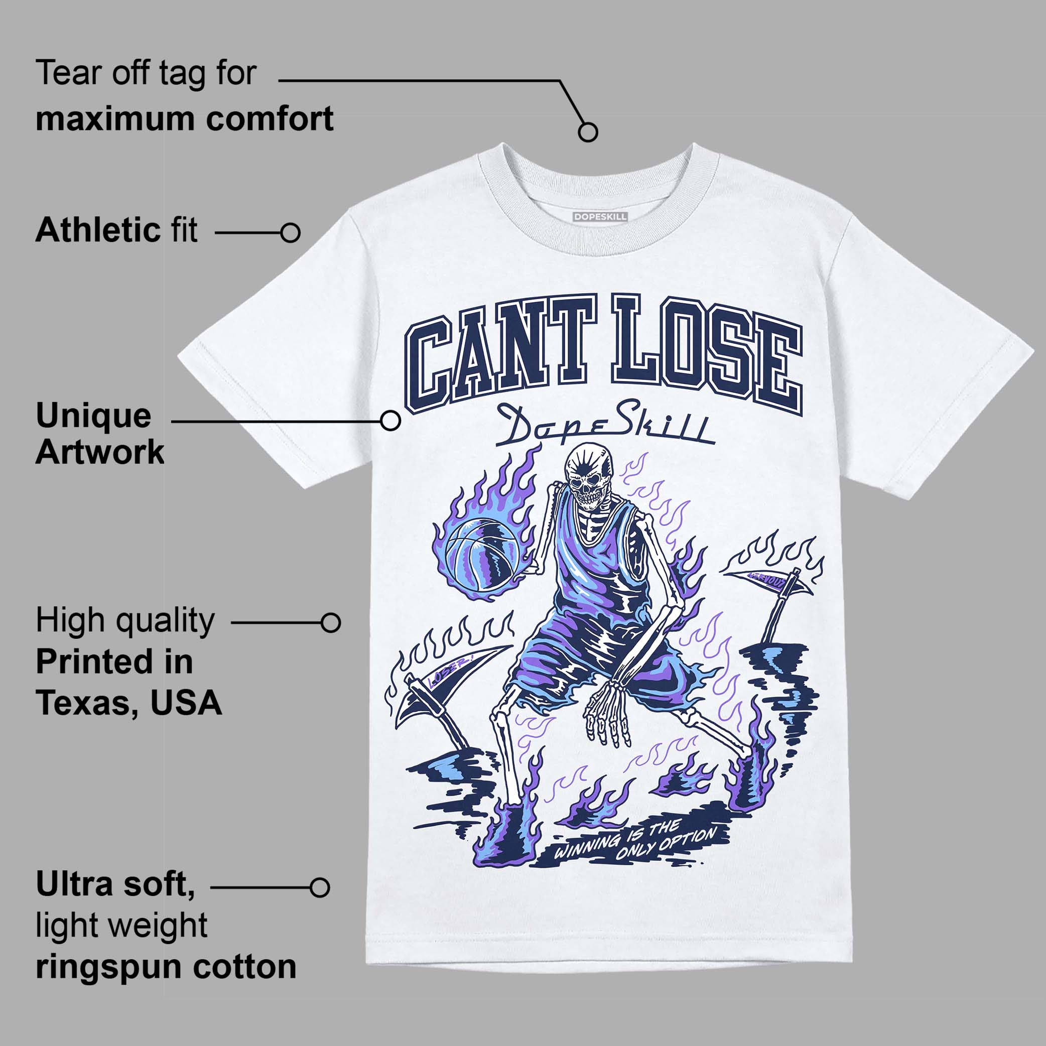 Midnight Navy 5s superstreetwear T-Shirt Cant Lose Graphic