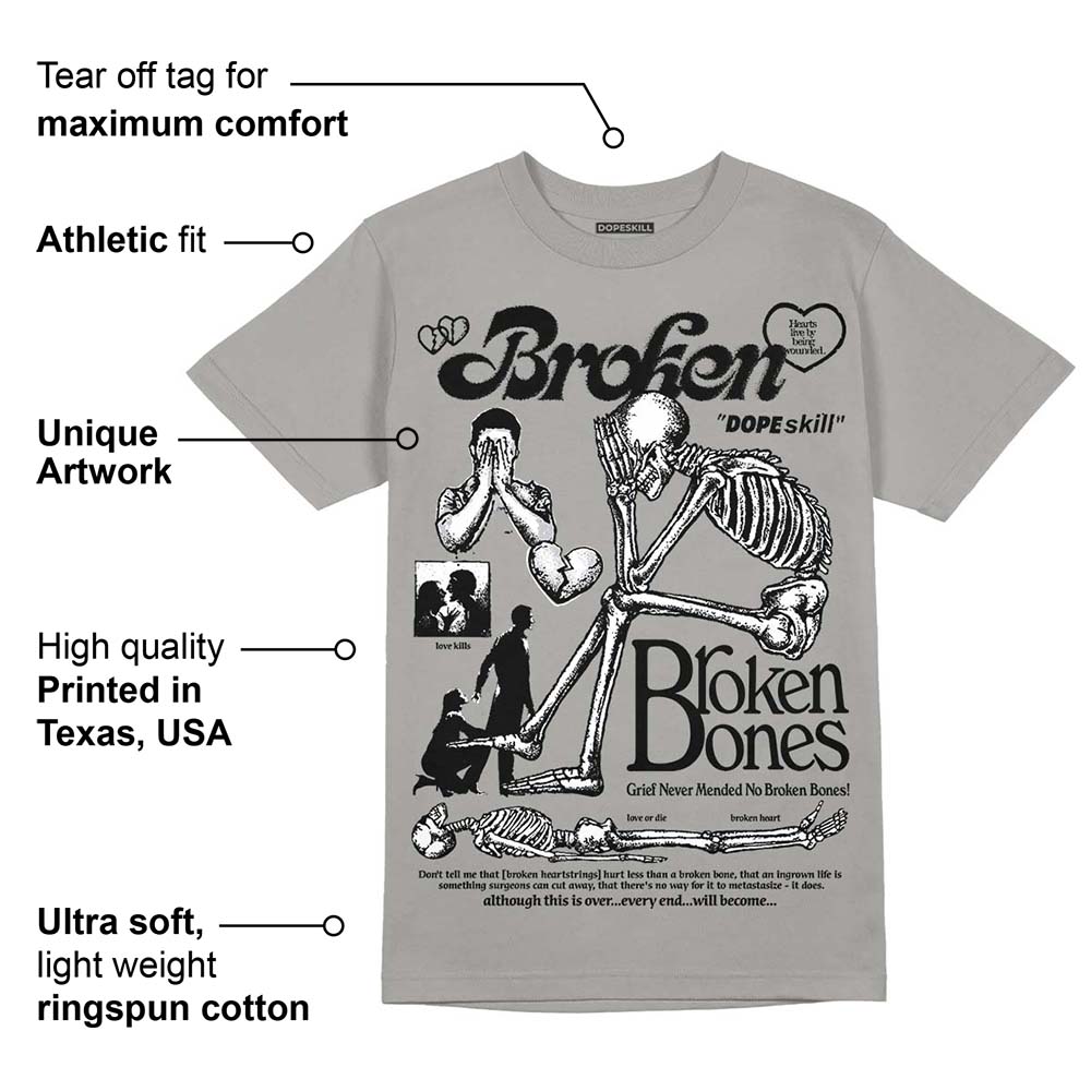 Grey Collection superstreetwear Grey T-shirt Broken Bones Graphic