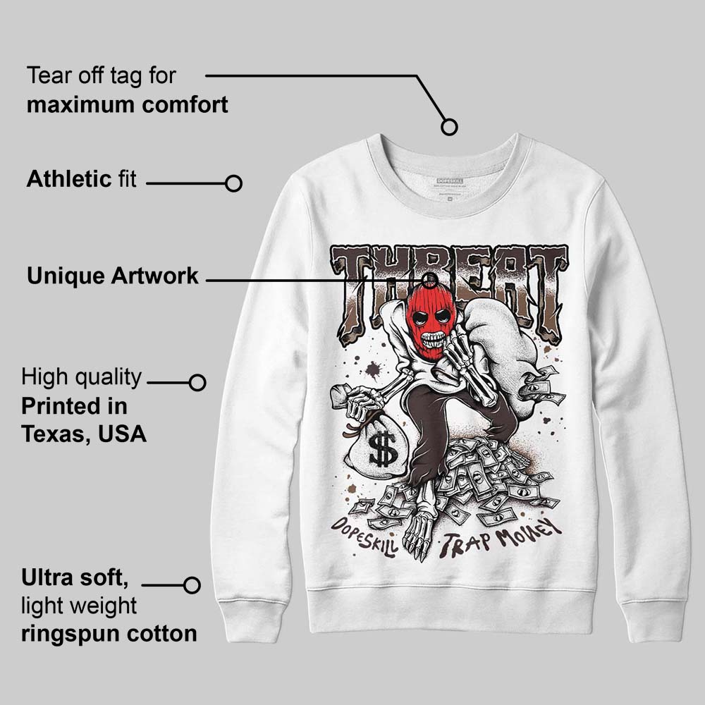 Baroque Brown 12s superstreetwear Sweatshirt Threat Graphic