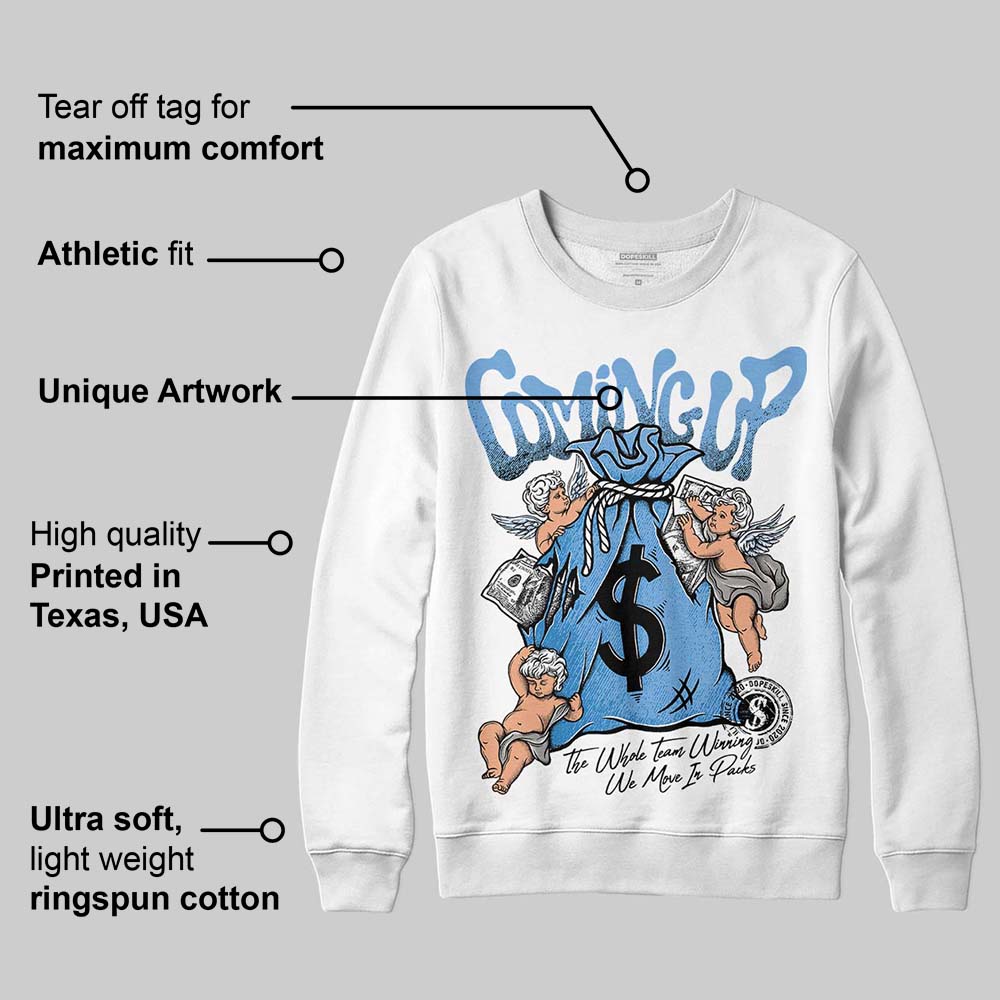 Melo 12s superstreetwear Sweatshirt Money Bag Coming Up Graphic