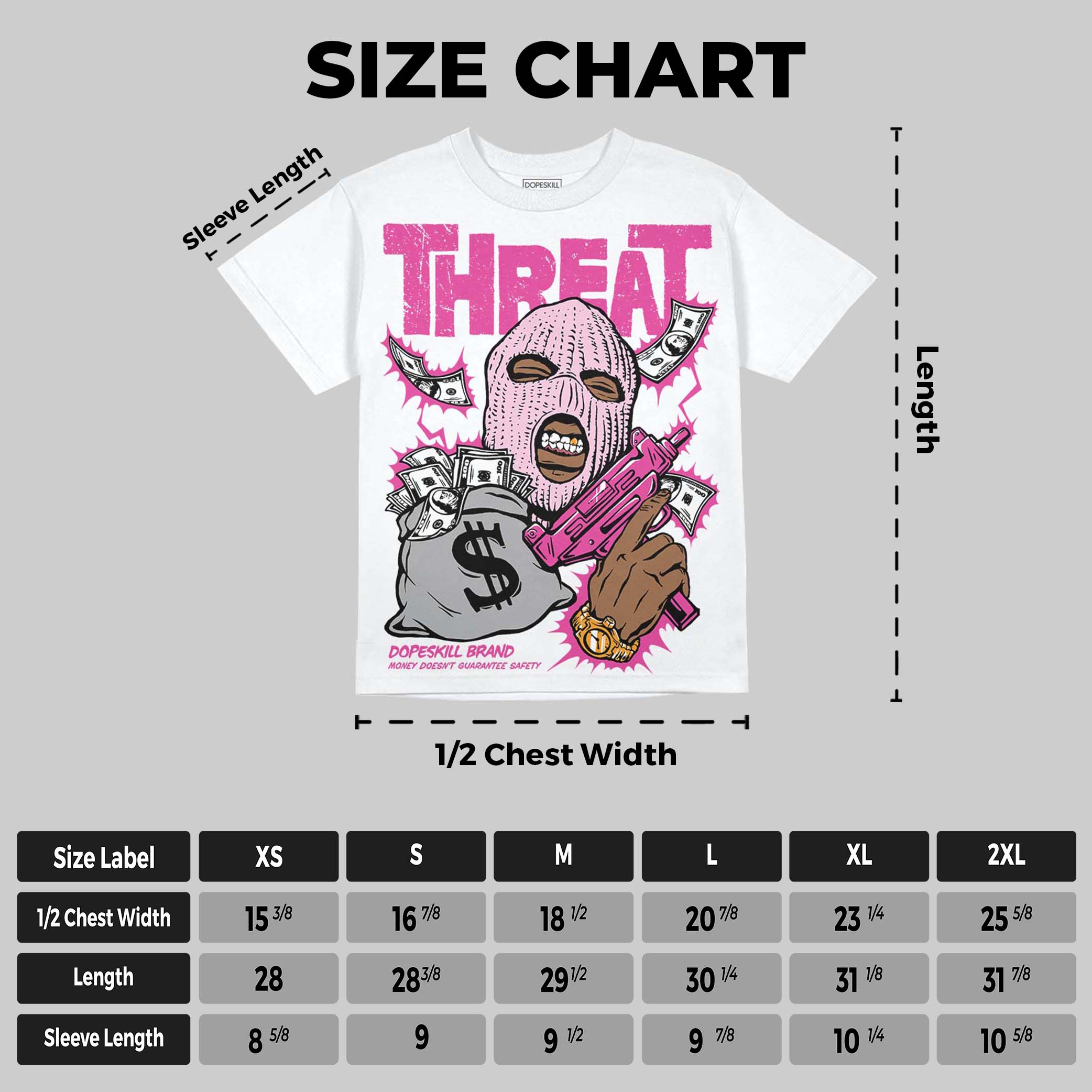 Pink Collection superstreetwear Oversize Print T-Shirt Under Threat Graphic