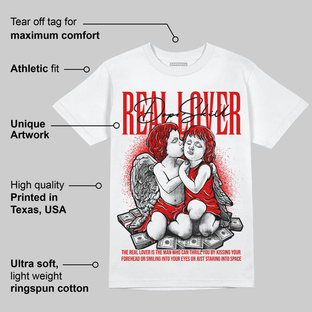 Red Cement 4S superstreetwear T-Shirt Real Lover Graphic