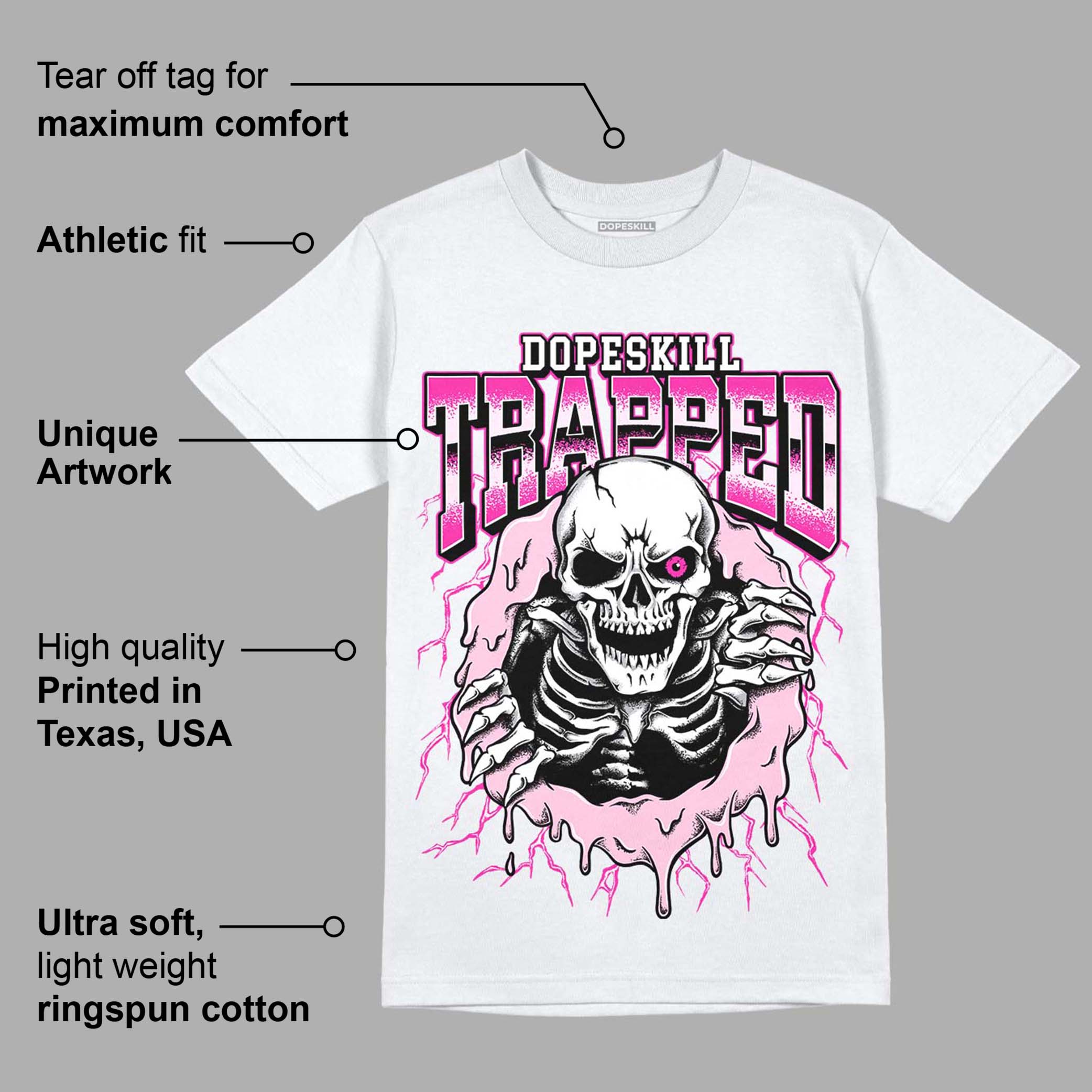 Triple Pink Dunk Low superstreetwear T-Shirt Trapped Halloween Graphic