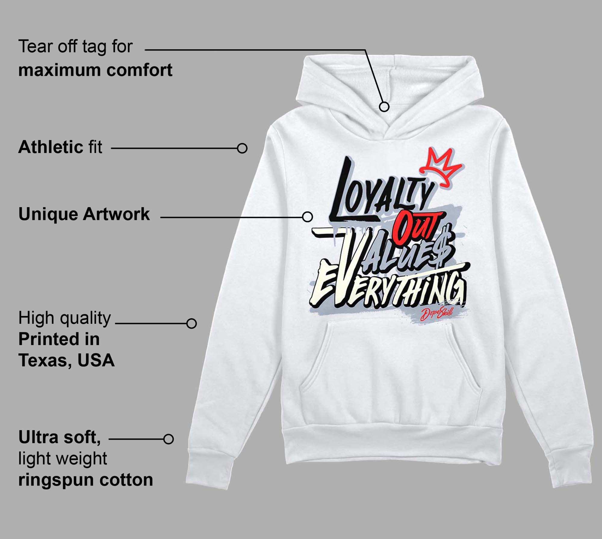 White Cement Reimagined 3s superstreetwear Hoodie Sweatshirt LOVE Graphic