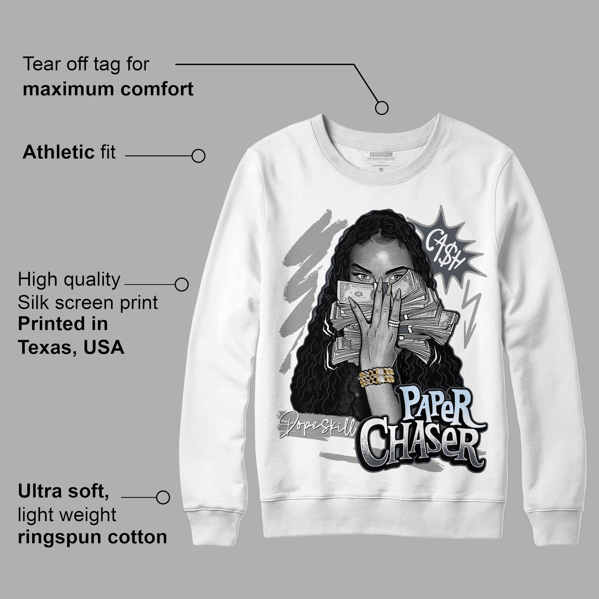 Cool Grey 11s superstreetwear Sweatshirt NPC Graphic