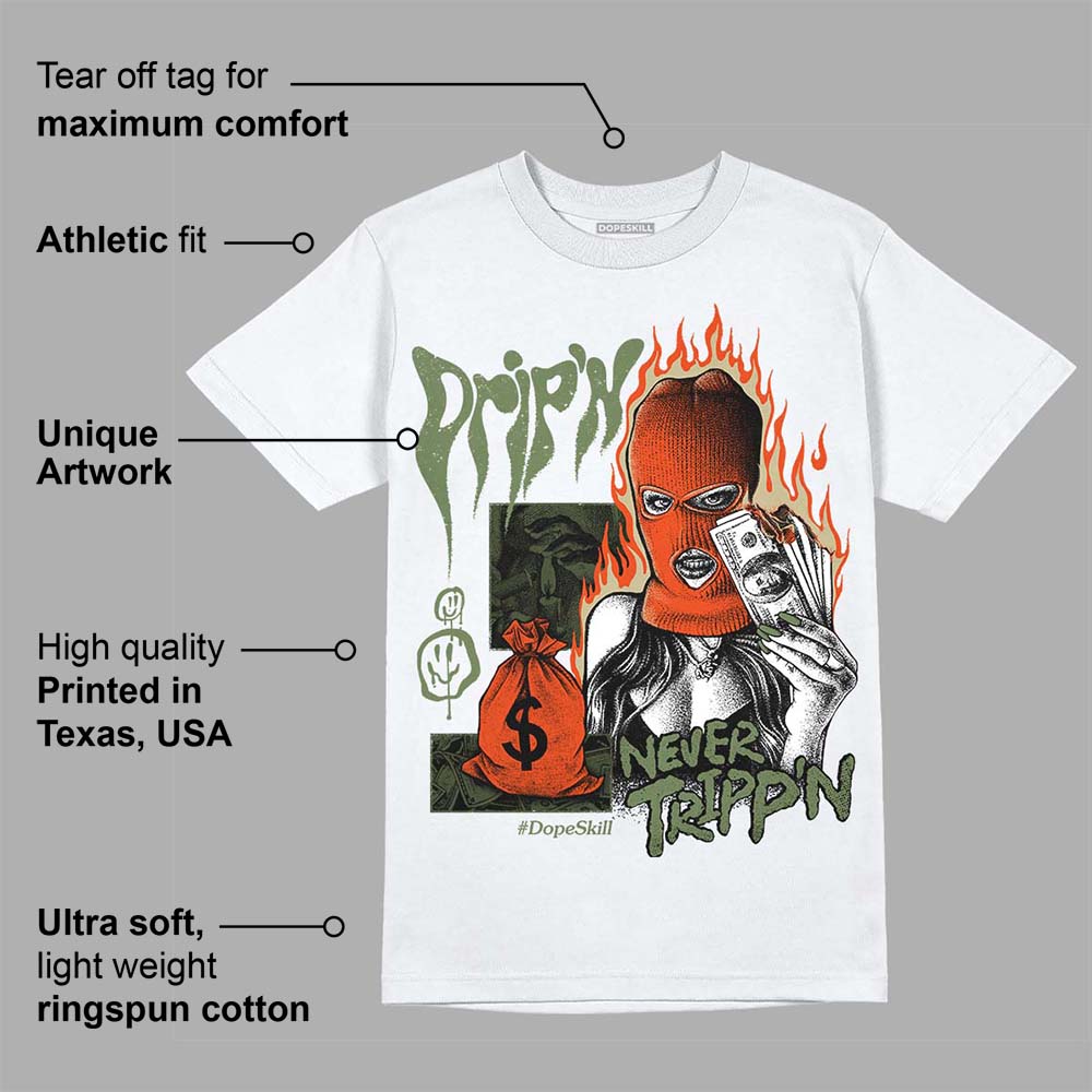 Olive Collection superstreetwear T-Shirt Drip'n Never Tripp'n Graphic