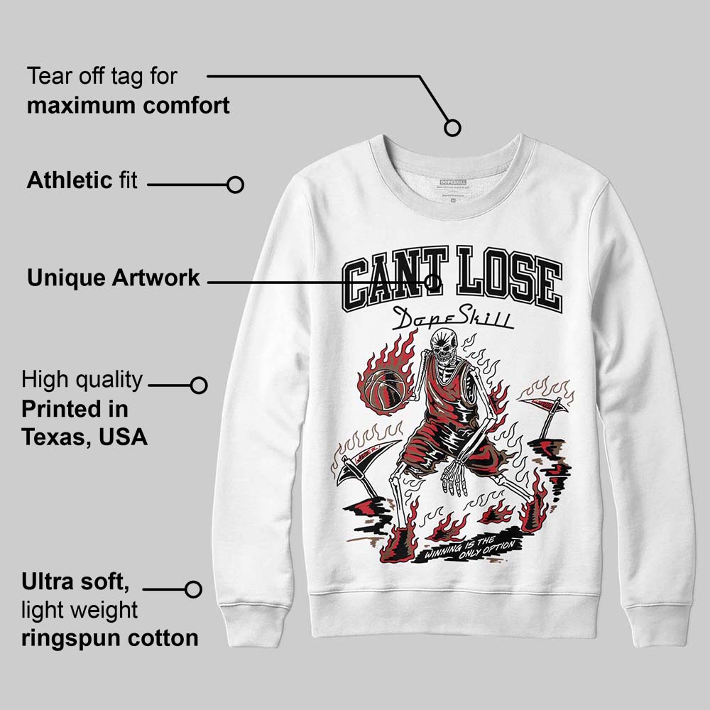 Olive 9s superstreetwear Sweatshirt Cant Lose Graphic