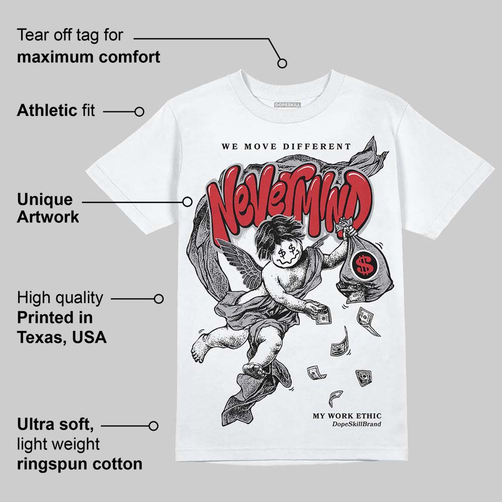 White Cement 4s superstreetwear T-Shirt Nevermind Graphic