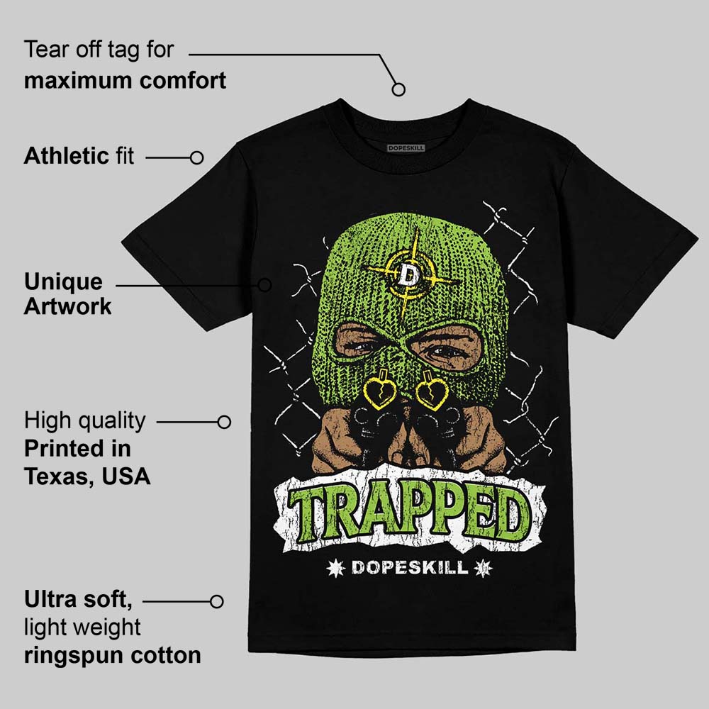 Neon Green Collection superstreetwear T-Shirt New Trapped Graphic