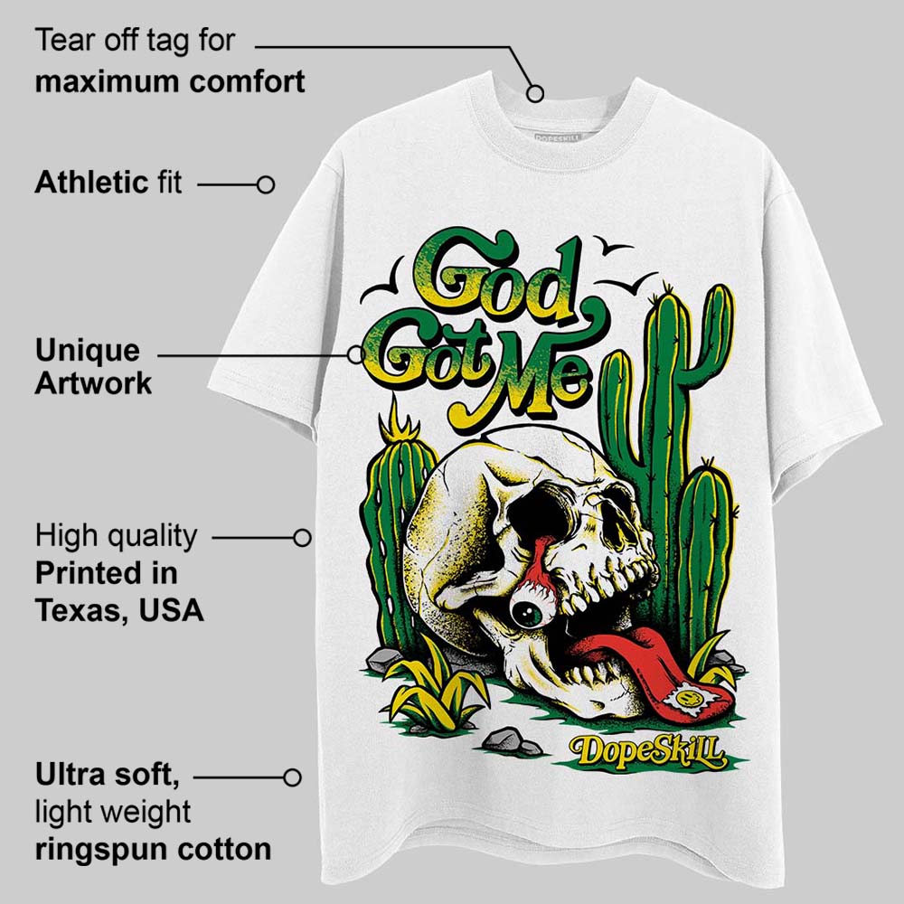 Dunk Reverse Brazil superstreetwear T-Shirt God Got Me Graphic