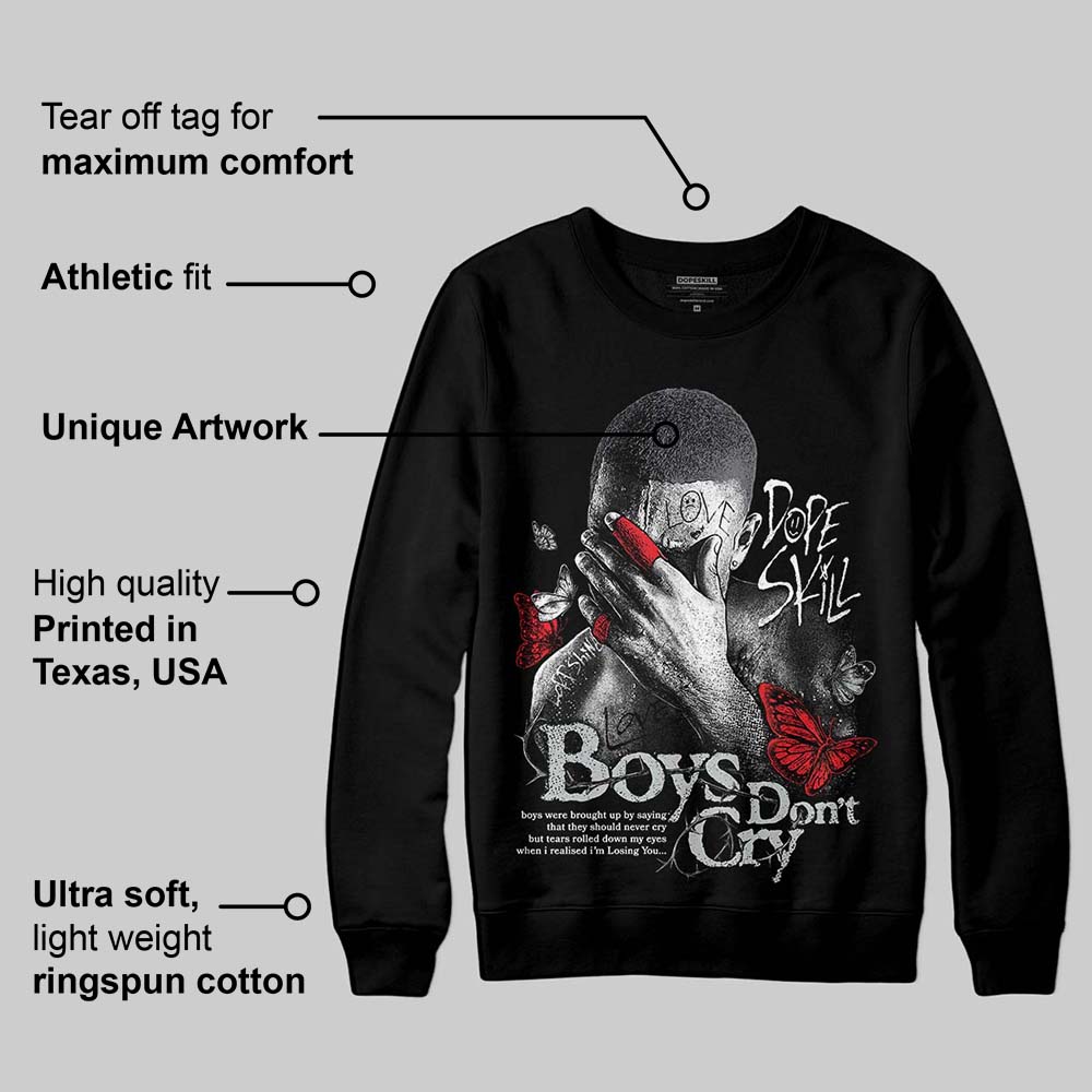 Fear 4s superstreetwear Sweatshirt Boys Don't Cry Graphic