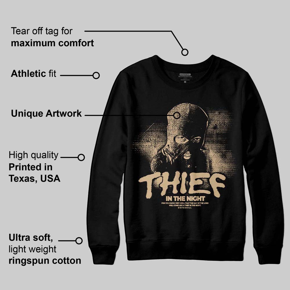 TAN Collection superstreetwear Sweatshirt Thief In The Night Graphic