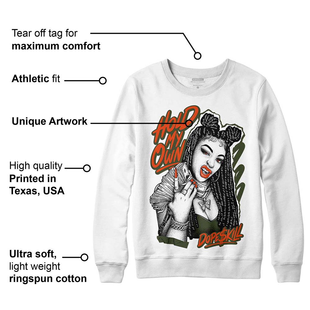 Olive Collection superstreetwear Sweatshirt New H.M.O Graphic