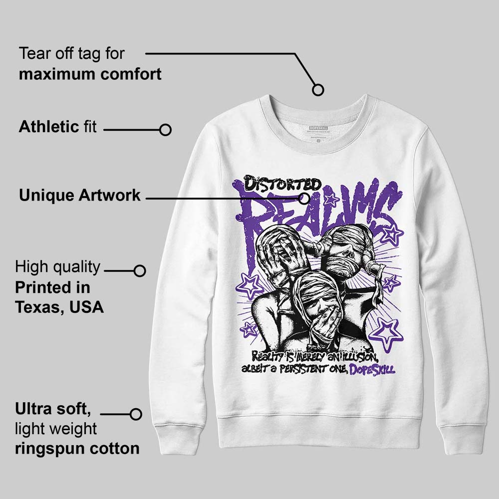 PURPLE Collection superstreetwear Sweatshirt Distorted Realms Graphic