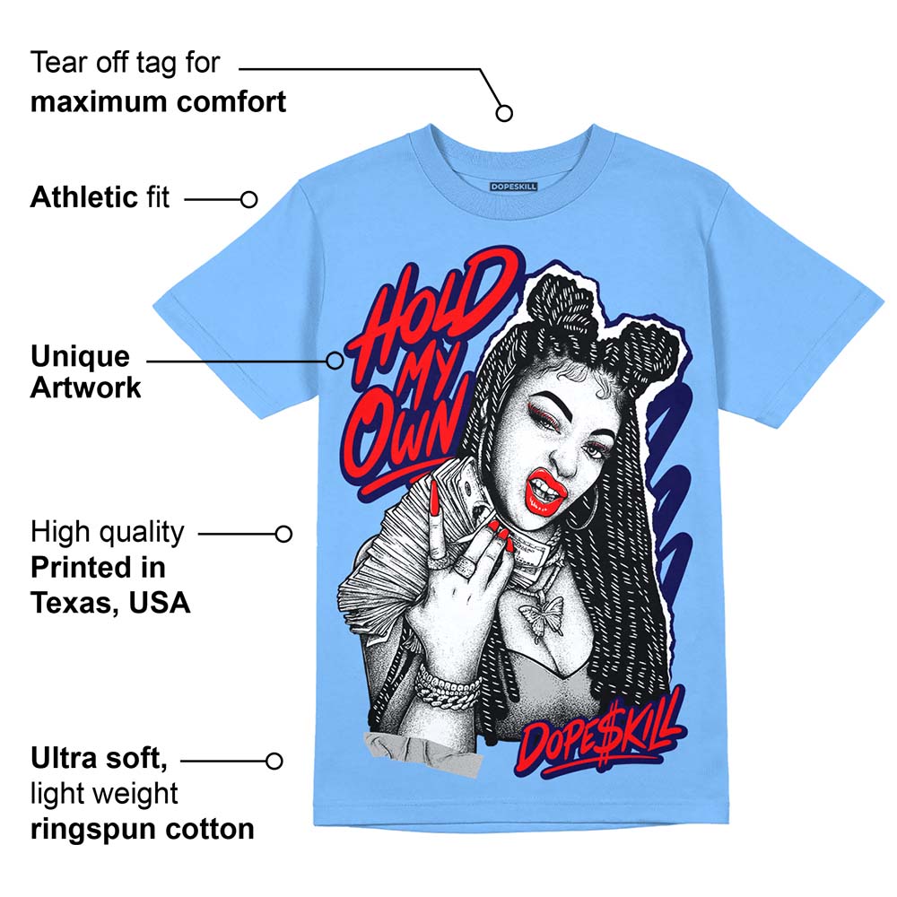 Powder Blue 9s superstreetwear Sky Blue T-shirt New H.M.O Graphic