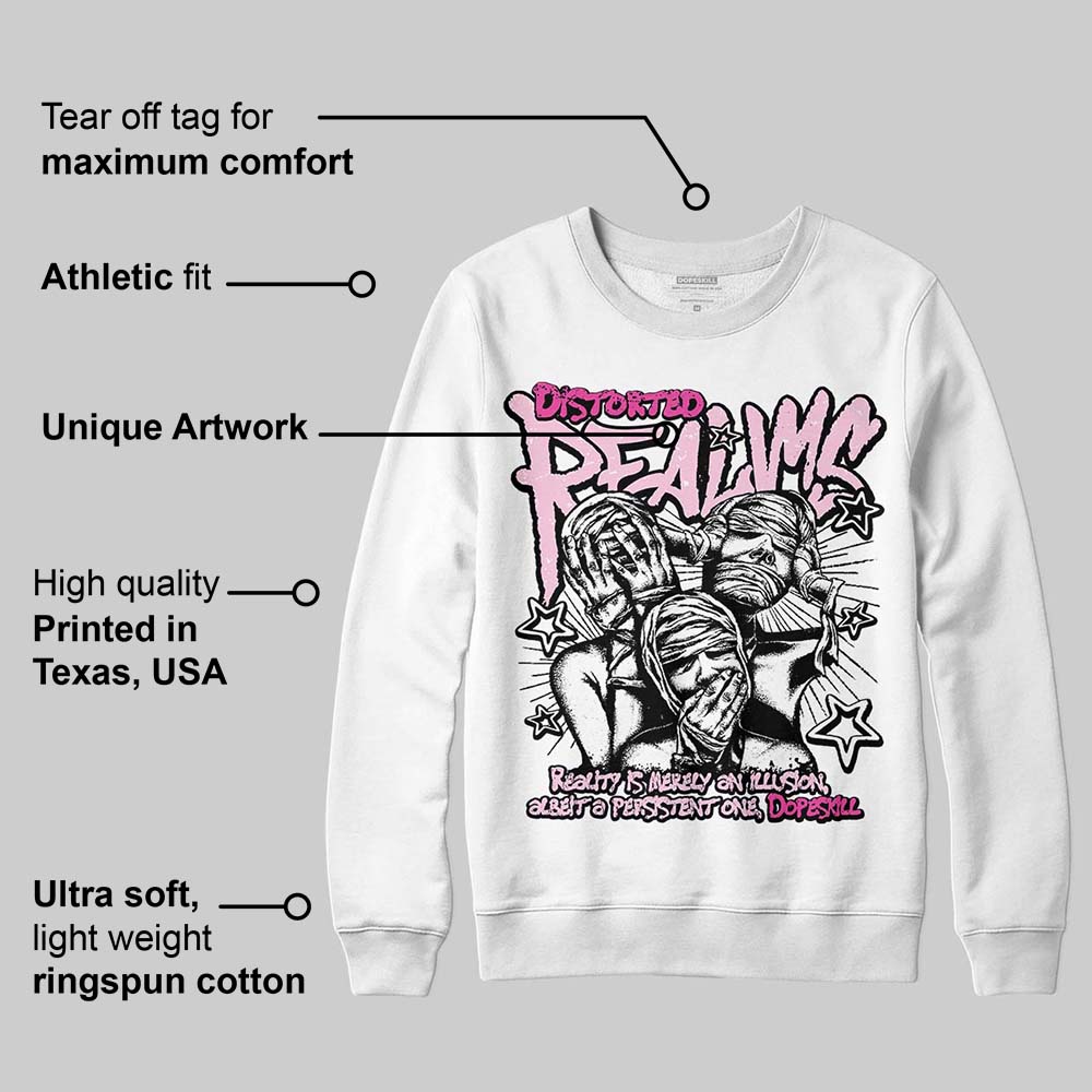 Triple Pink Dunk superstreetwear Sweatshirt Distorted Realms Graphic