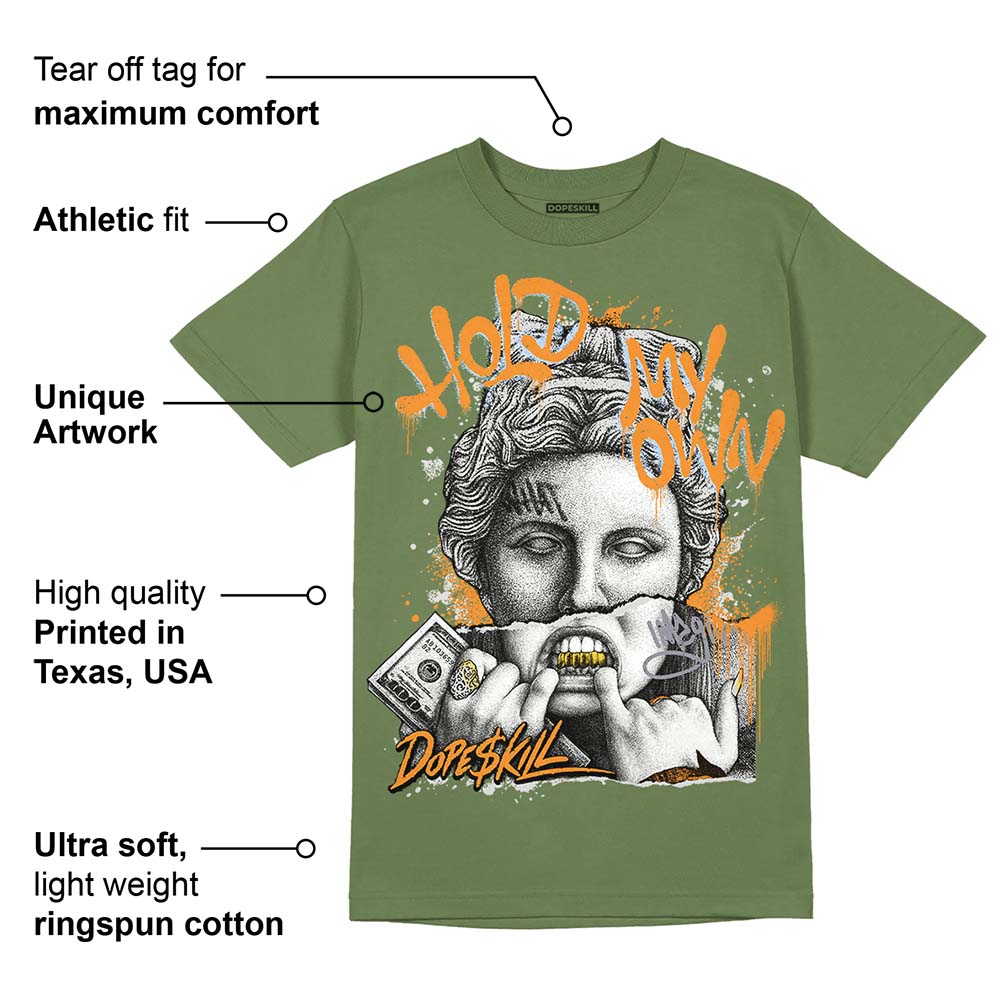 Olive 5s superstreetwear Olive T-shirt Hold My Own Graphic