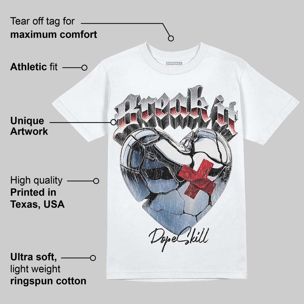 White Cement 4s superstreetwear T-Shirt Break It Graphic