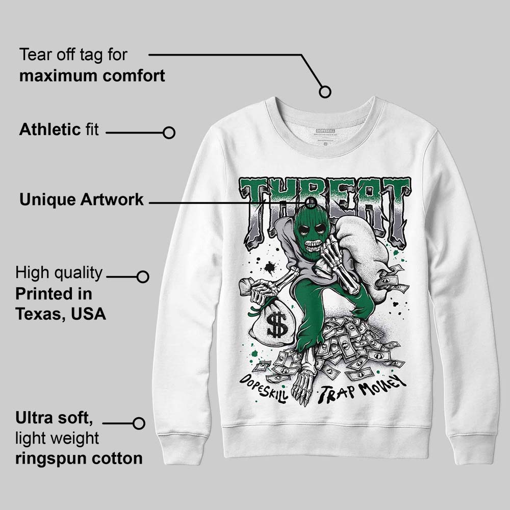 GT-2160 Shamrock Green superstreetwear Sweatshirt Threat Graphic