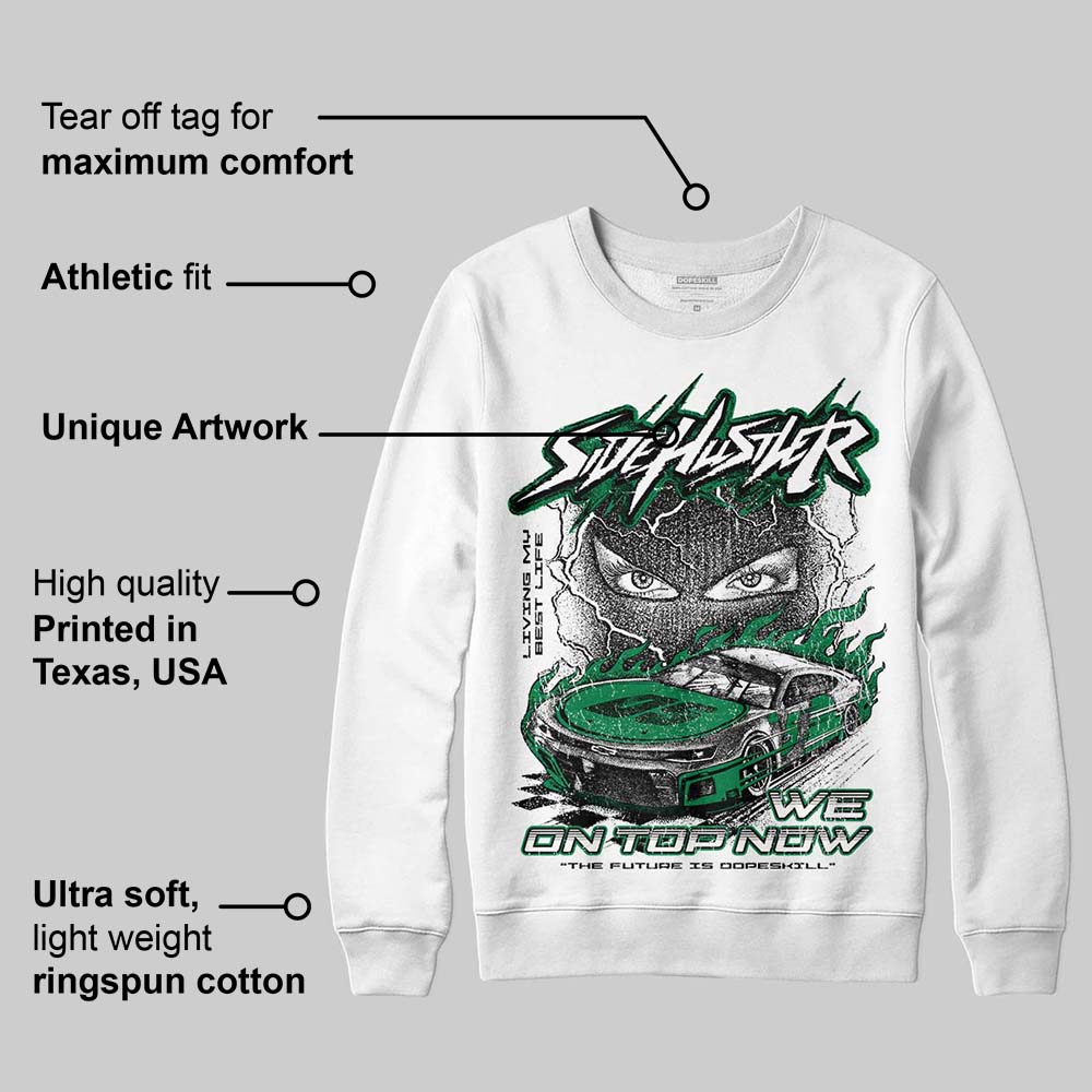 Green Collection superstreetwear Sweatshirt New Side Hustler Graphic