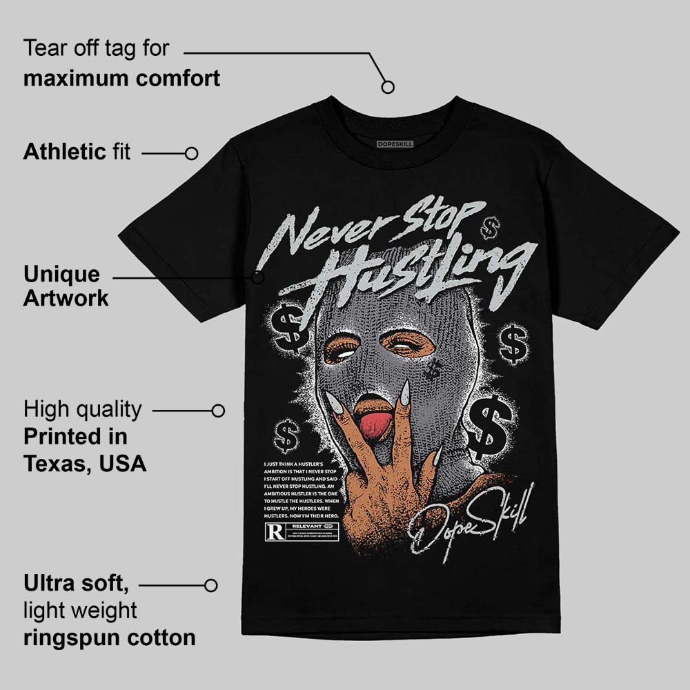 Fear 4s superstreetwear T-Shirt Never Stop Hustling Graphic