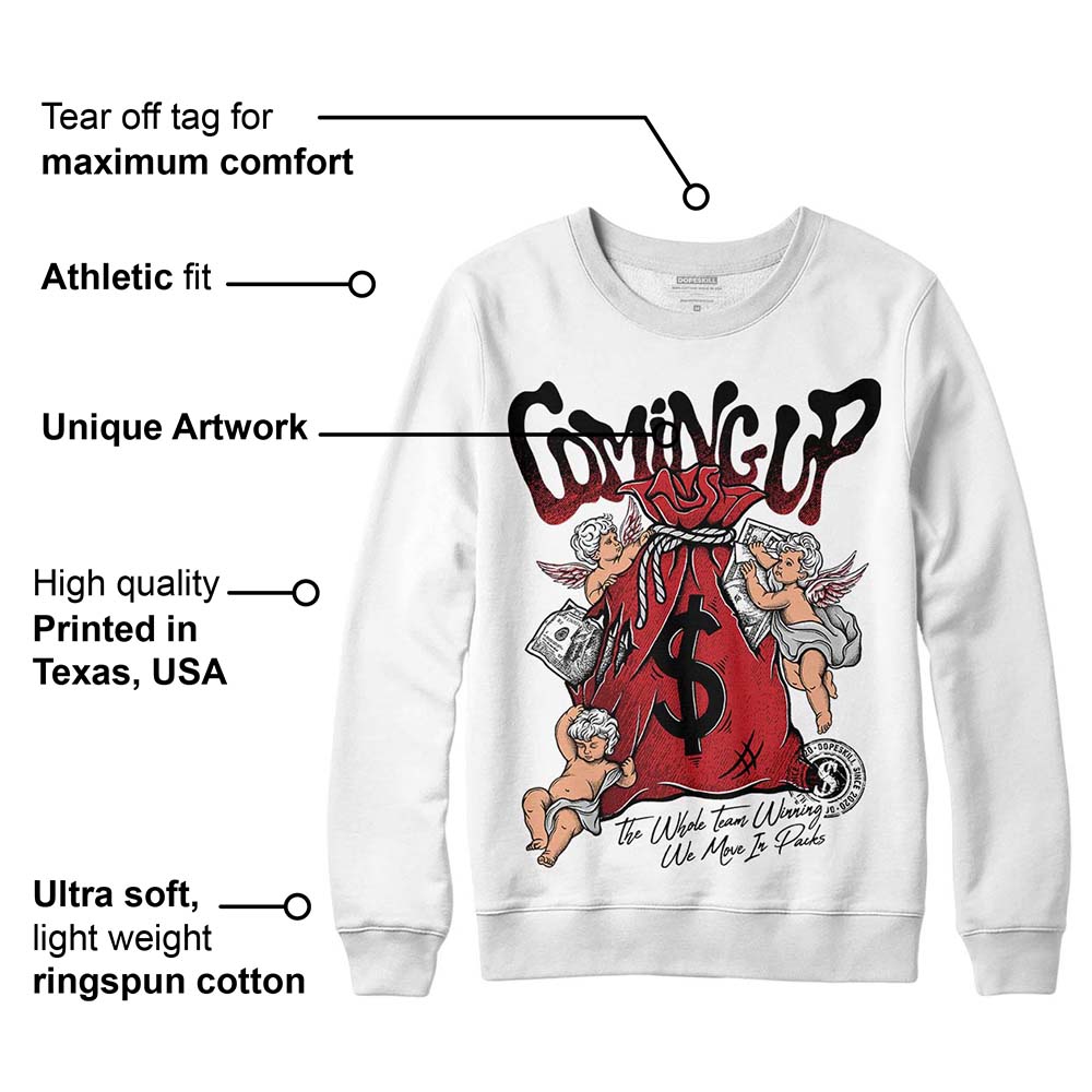 Red Taxi 12s superstreetwear Sweatshirt Money Bag Coming Up Graphic