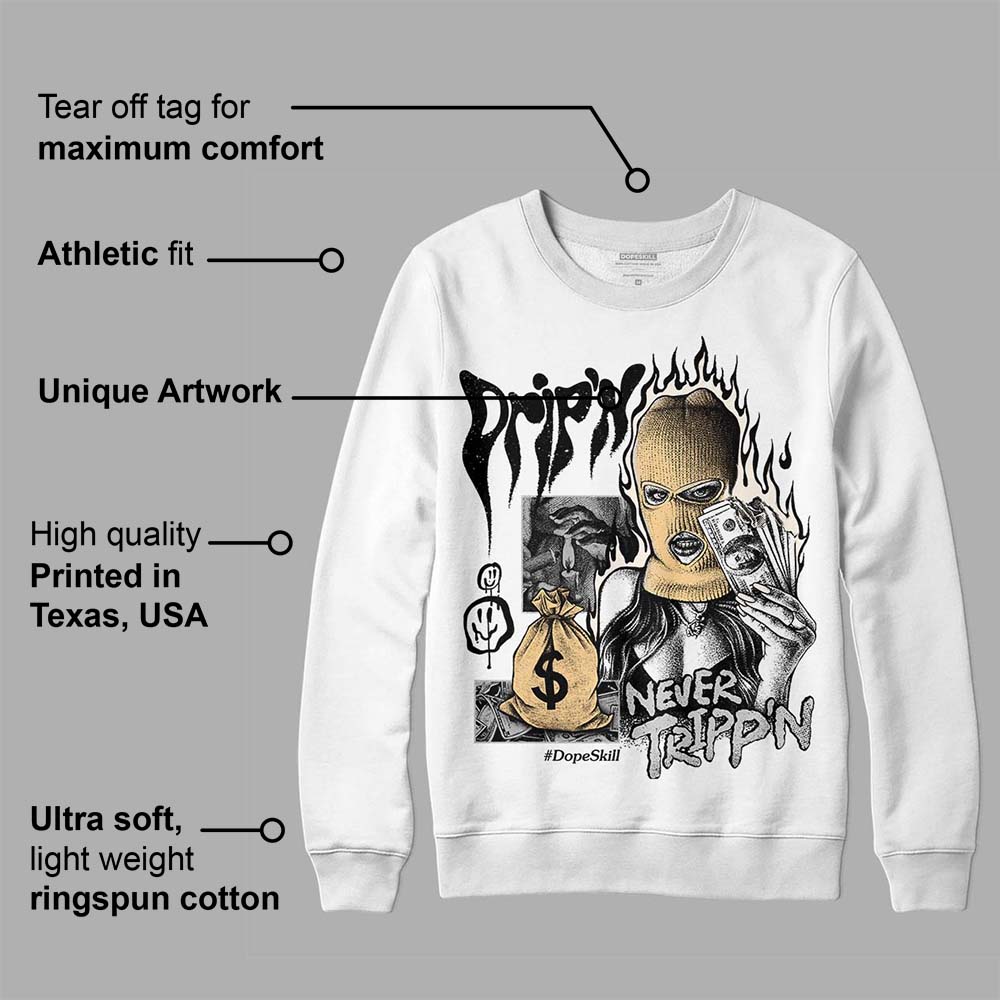 Off Noir 3s superstreetwear Sweatshirt Drip'n Never Tripp'n Graphic