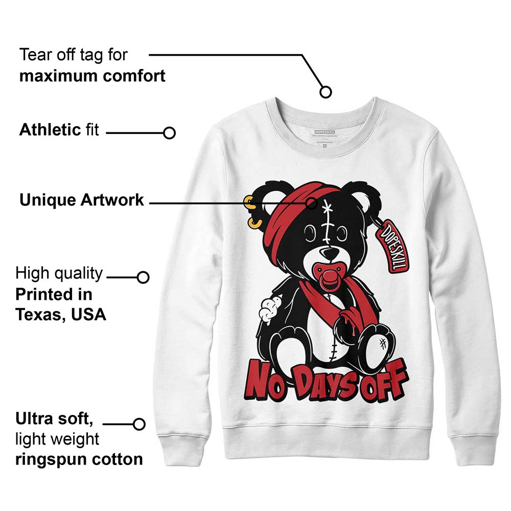 Red Taxi 12s superstreetwear Sweatshirt Hurt Bear Graphic