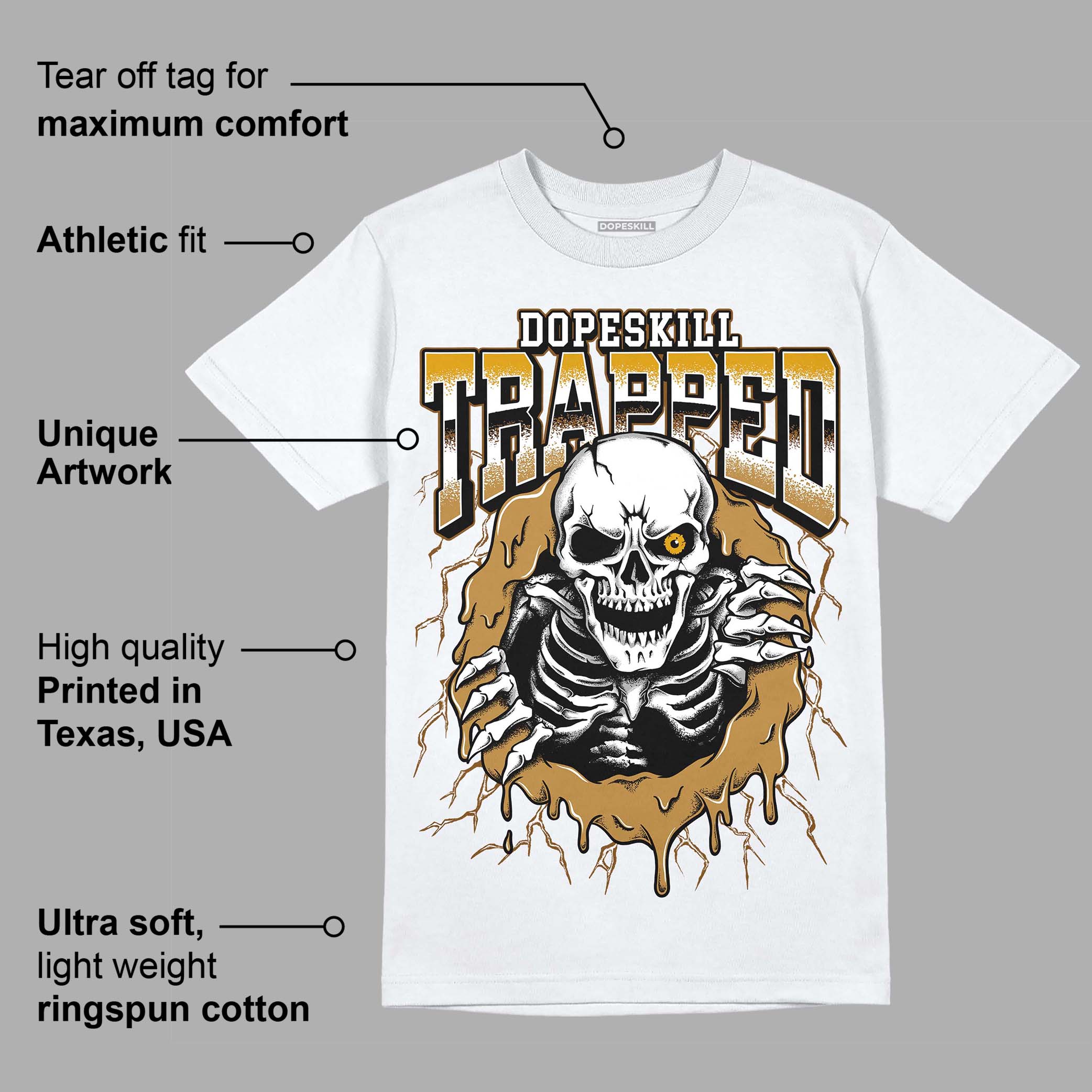 Wheat 13s superstreetwear T-Shirt Trapped Halloween Graphic