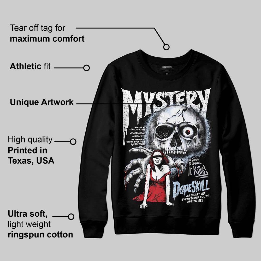 Black Metallic Reimagined 5s superstreetwear Sweatshirt Mystery Ghostly Grasp Graphic