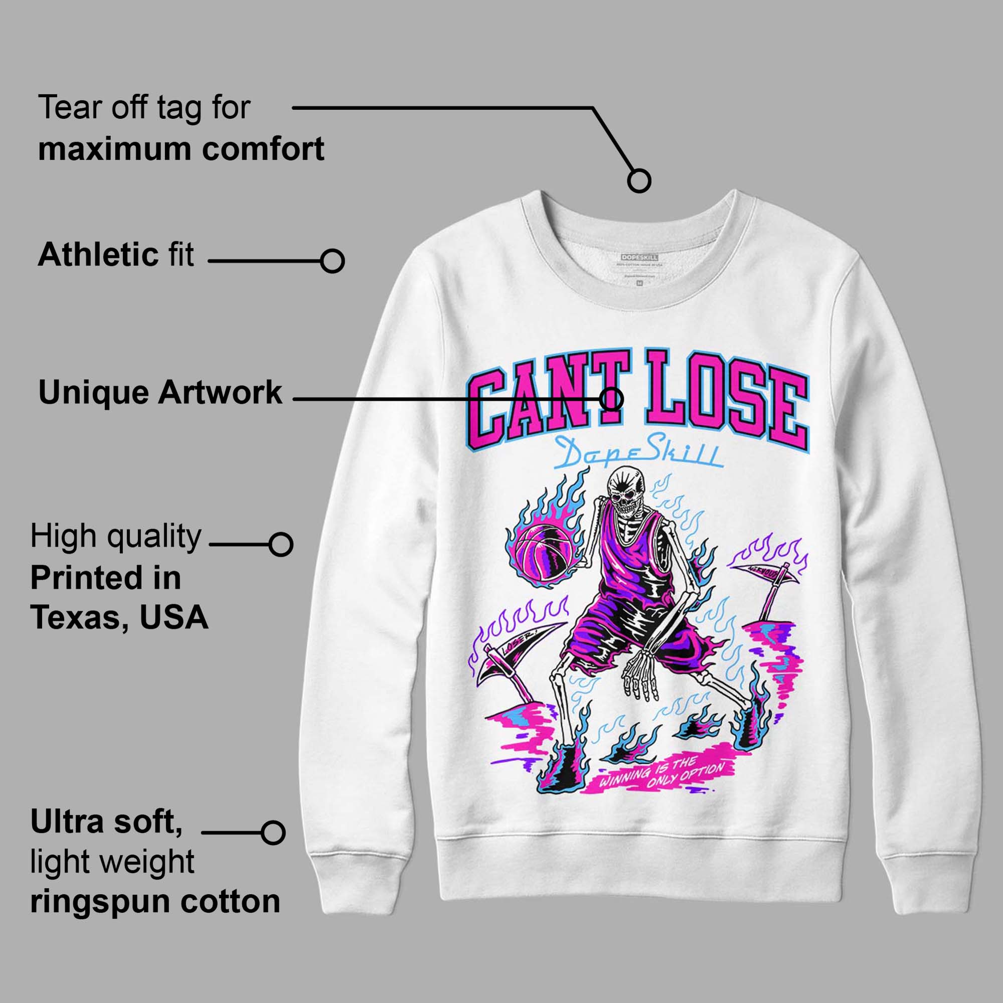 Dunk Low Active Fuchsia superstreetwear Sweatshirt Cant Lose Graphic