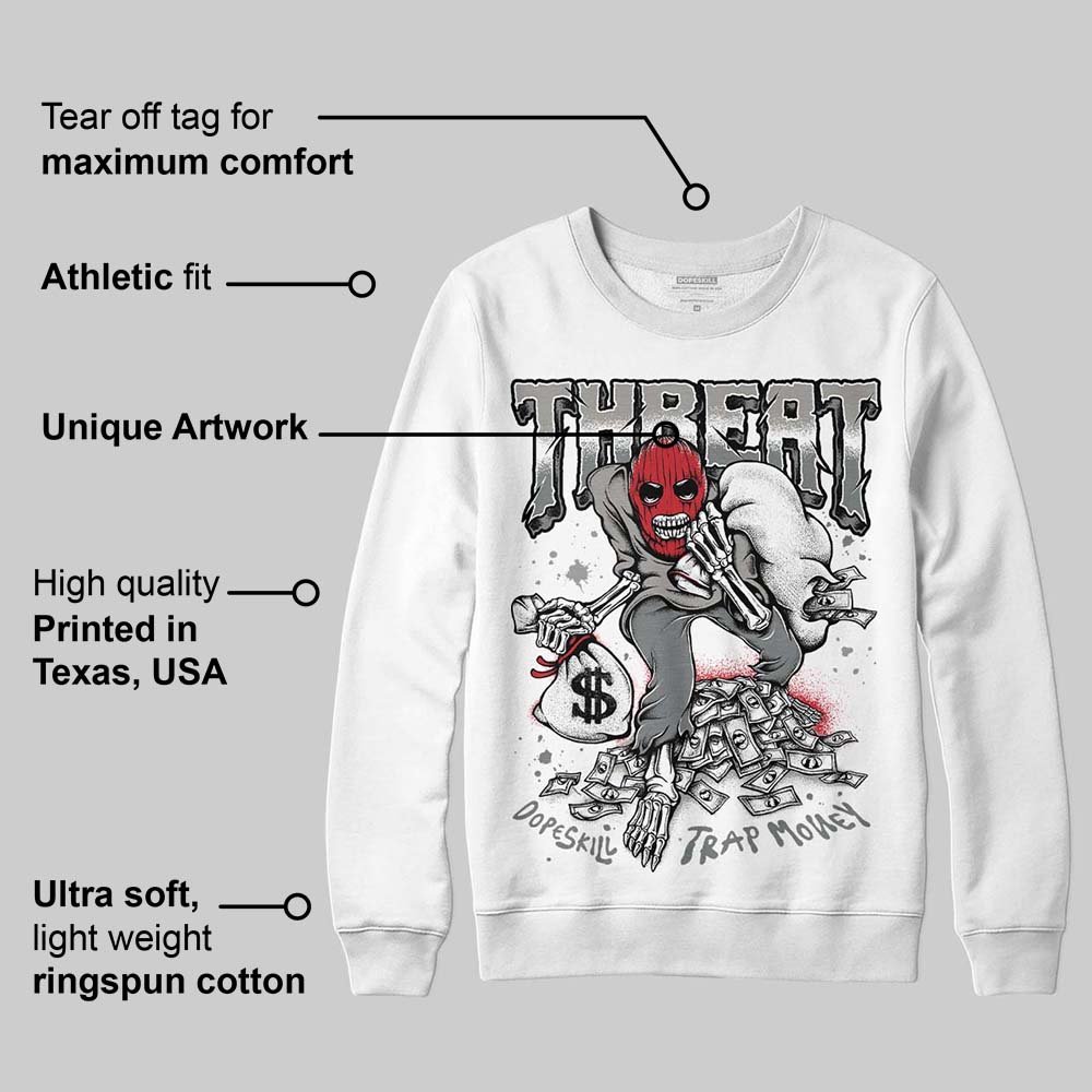 Cool Grey 9s superstreetwear Sweatshirt Threat Graphic