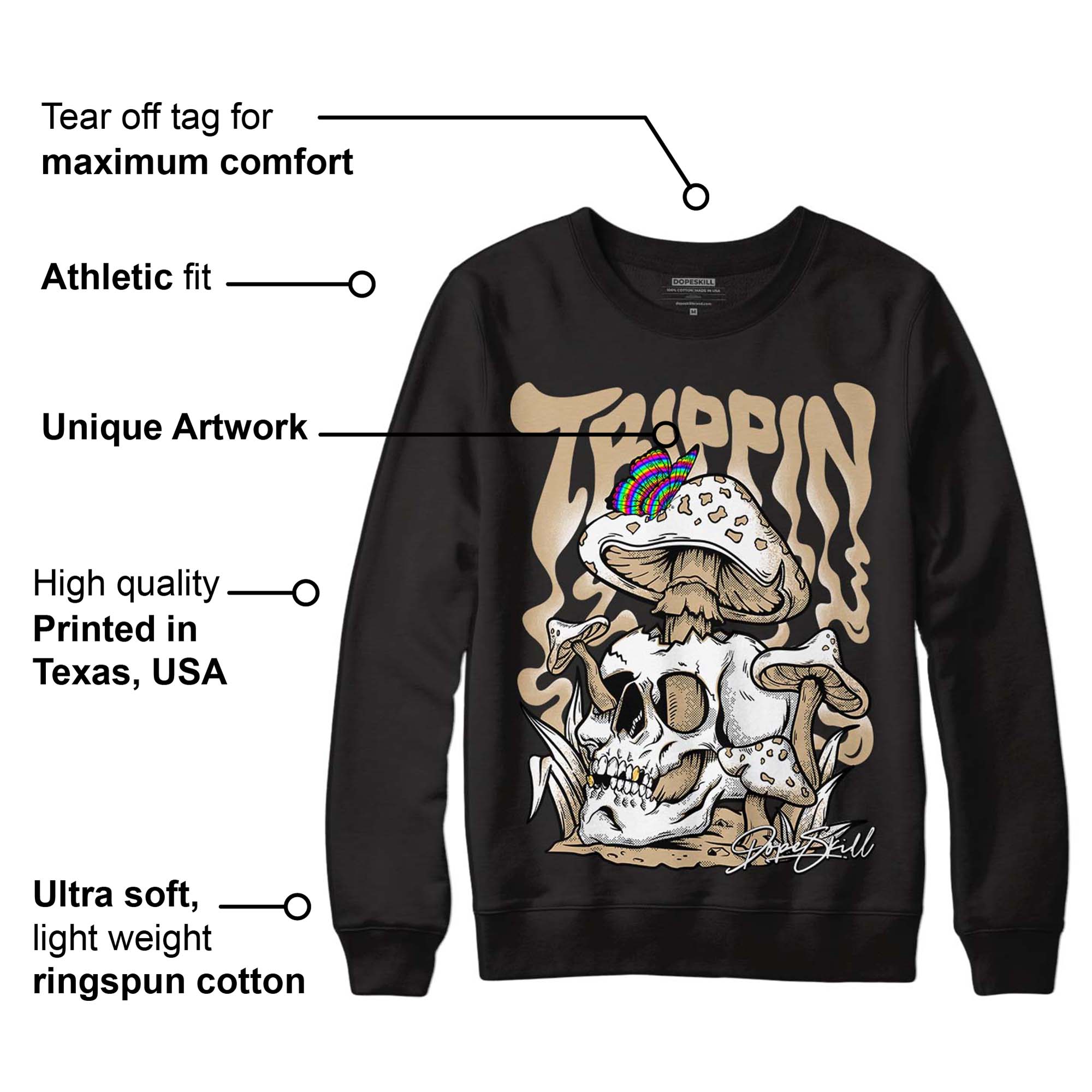 TAN Collection superstreetwear Sweatshirt Trippin Graphic