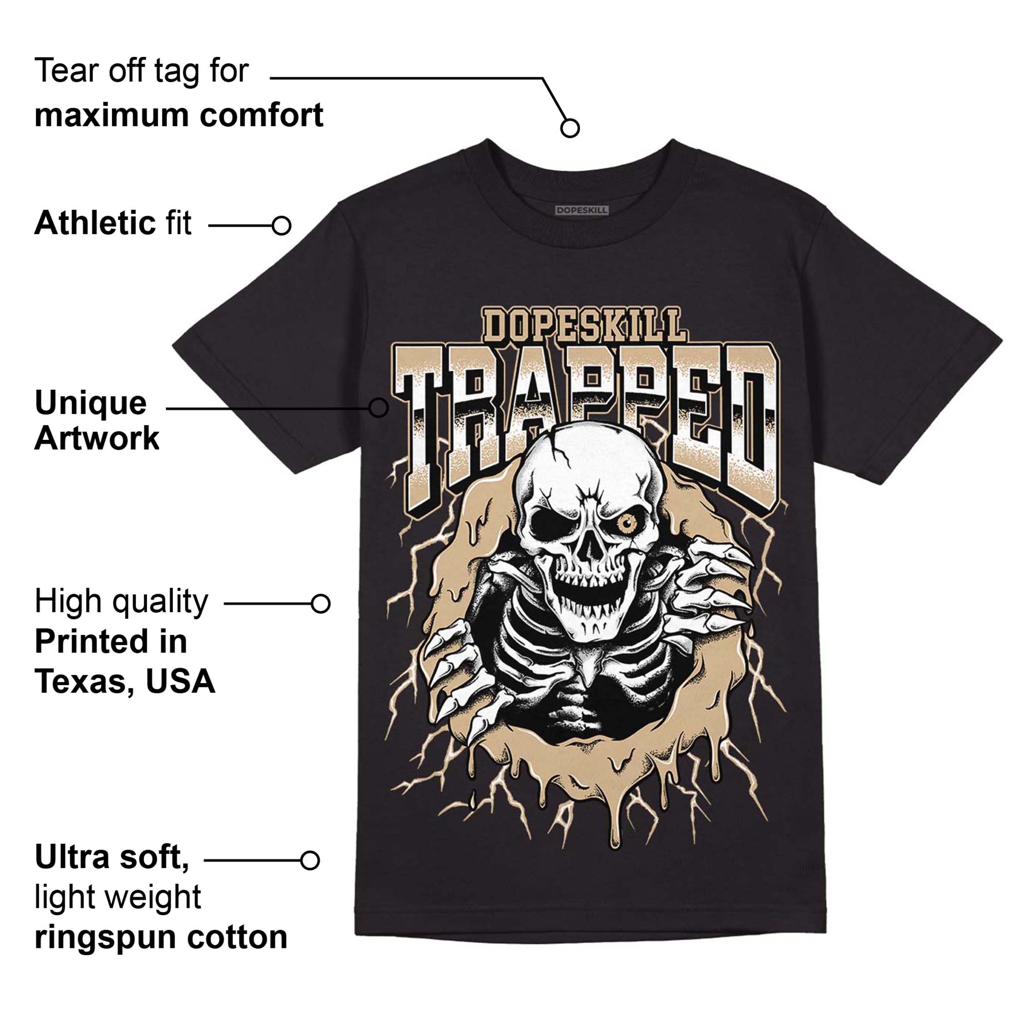 TAN Collection superstreetwear T-Shirt Trapped Halloween Graphic